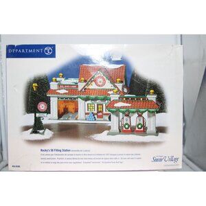 Dept 56 Snow Village - Rocky's 56 Filling Station